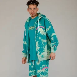 Grimey Sudadera Capucha Ufollow - Bleached Blue - Spring 23 Store