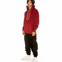 Grimey Sudadera "Aged Rum" Corduroy - Red - Winter 21 Fashion