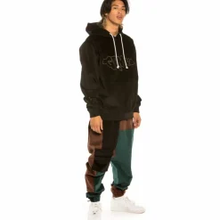 Grimey Sudadera "Aged Rum" Corduroy - Black - Winter 21 Clearance