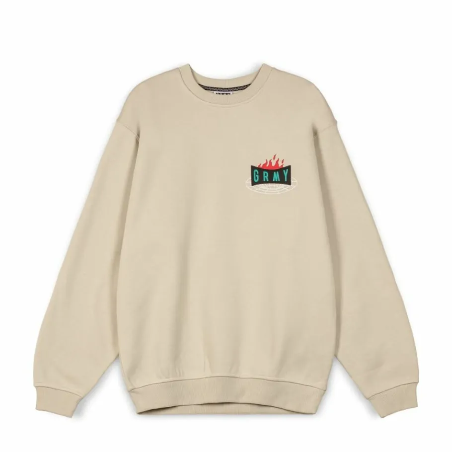 Grimey Sudadera Back At You Vintage - Cream - Fw23 New