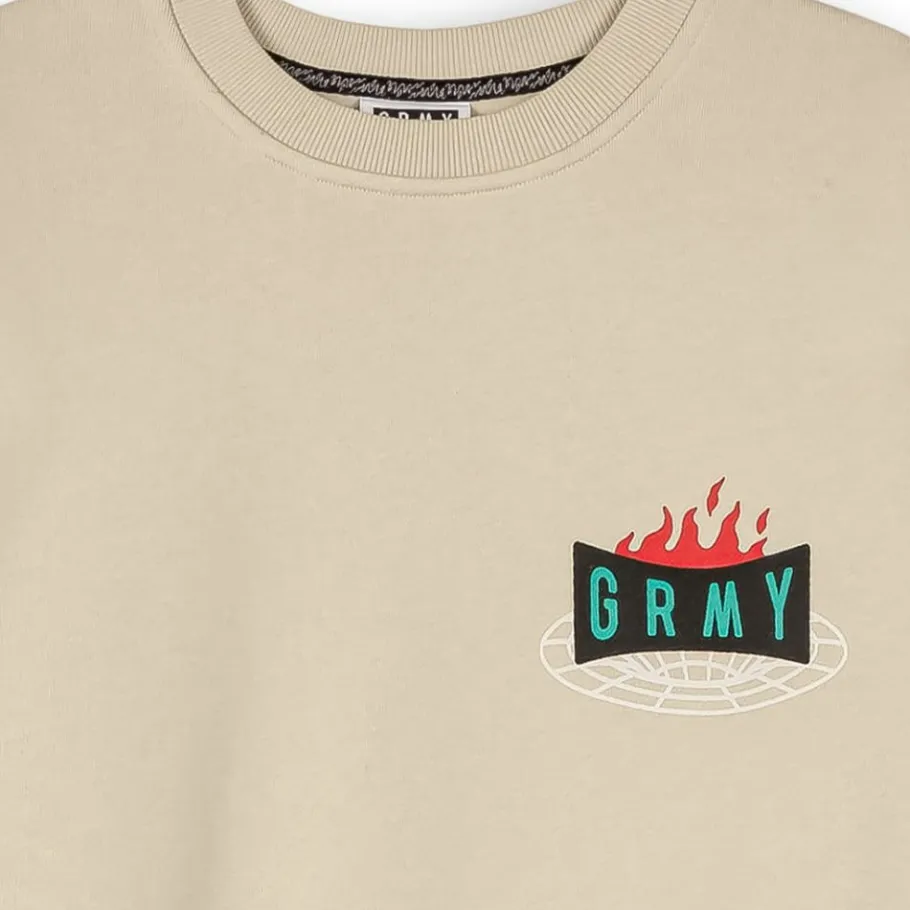 Grimey Sudadera Back At You Vintage - Cream - Fw23 New