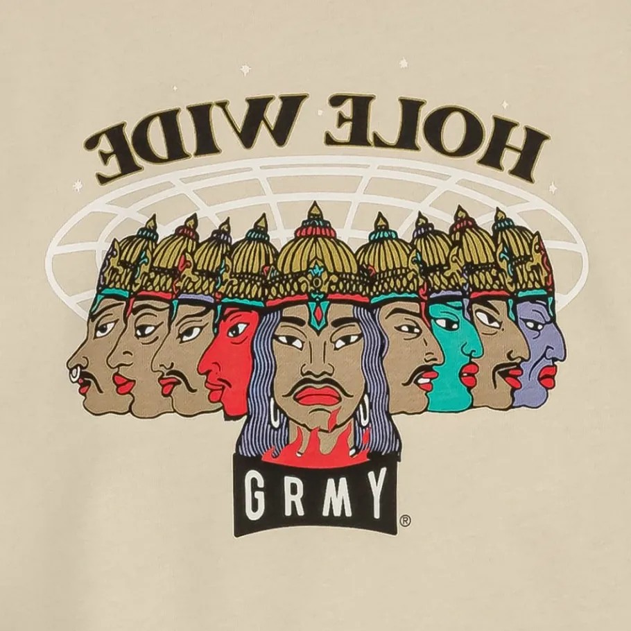 Grimey Sudadera Back At You Vintage - Cream - Fw23 New