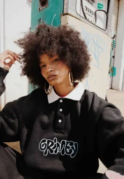 Grimey Sudadera Bloodsucker Polo - Black - Ss24 Fashion