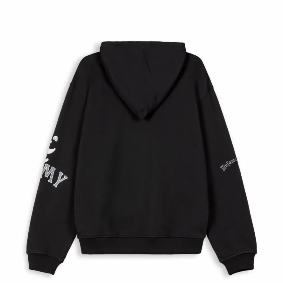 Grimey Sudadera Causing Panic Vintage Hoodie - Black - Ss24 Best