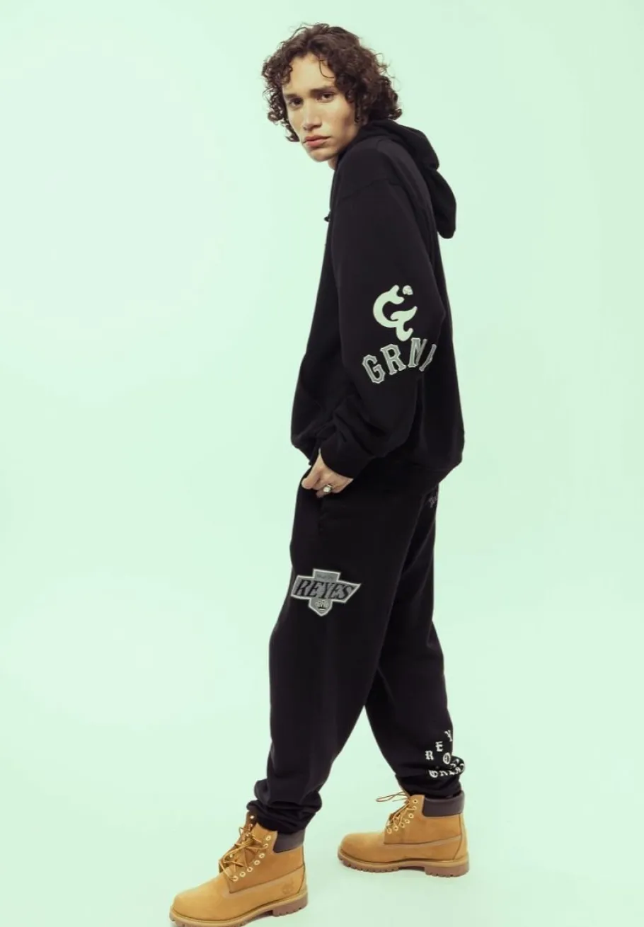 Grimey Sudadera Causing Panic Vintage Hoodie - Black - Ss24 Best