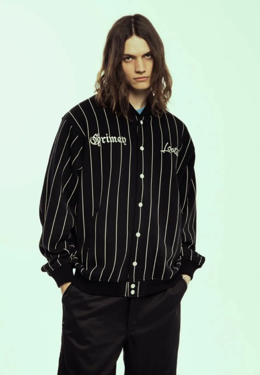 Grimey Sudadera Causing Panic Fleece Button - Black - Ss24 Sale