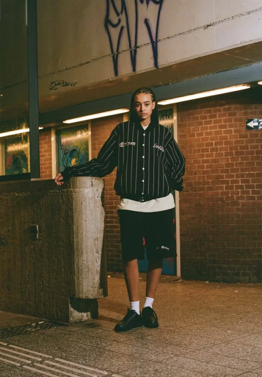 Grimey Sudadera Causing Panic Fleece Button - Black - Ss24 Sale