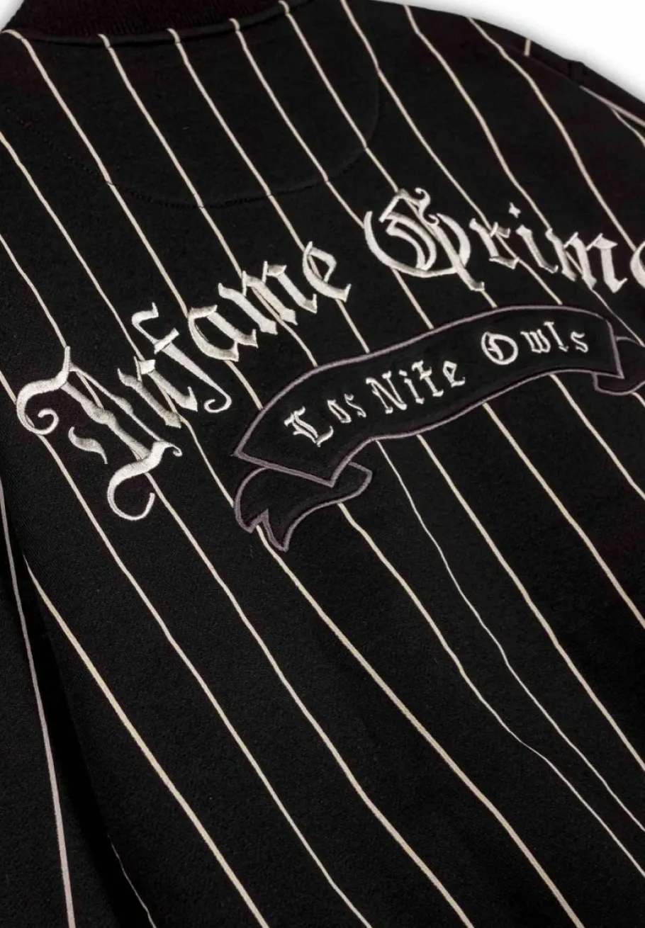 Grimey Sudadera Causing Panic Fleece Button - Black - Ss24 Sale