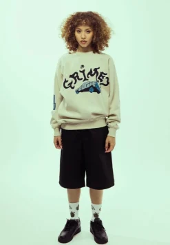 Grimey Sudadera Causing Panic The Charleston Blvd Vintage - Cream - Ss24 Flash Sale