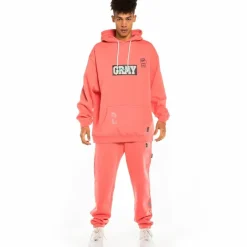 Grimey Sudadera "Day Dreamer" Hoodie - Coral - Spring 22 Store