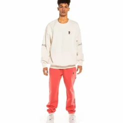 Grimey Sudadera "Day Dreamer" Crewneck - White - Spring 22 Discount