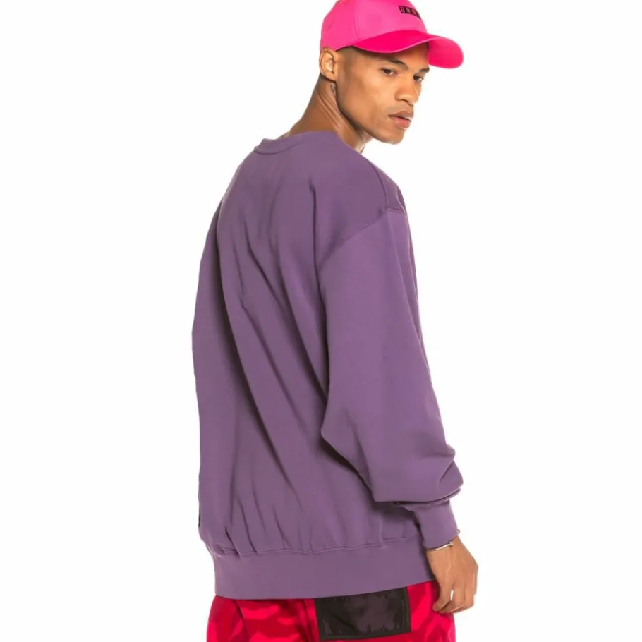 Grimey Sudadera Flying Saucer Crewneck Fw19 Purple New