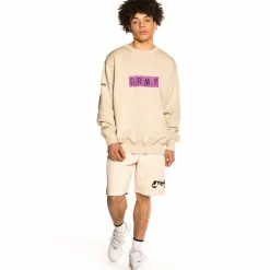 Grimey Sudadera "Frenzy" Crewneck - Sand - Summer 21 Fashion