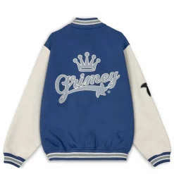 Grimey Sudadera Madrid Fleece Button Heavyweight - Navy - Fw23 Clearance
