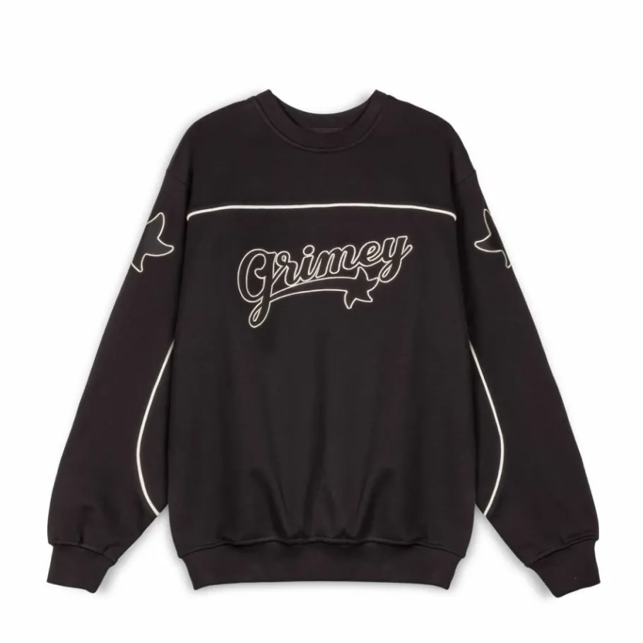 Grimey Sudadera Madrid Heavyweight Vintage - Black - Fw23 Store