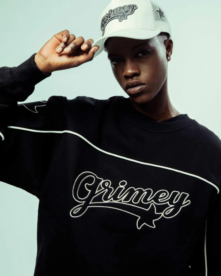 Grimey Sudadera Madrid Heavyweight Vintage - Black - Fw23 Store