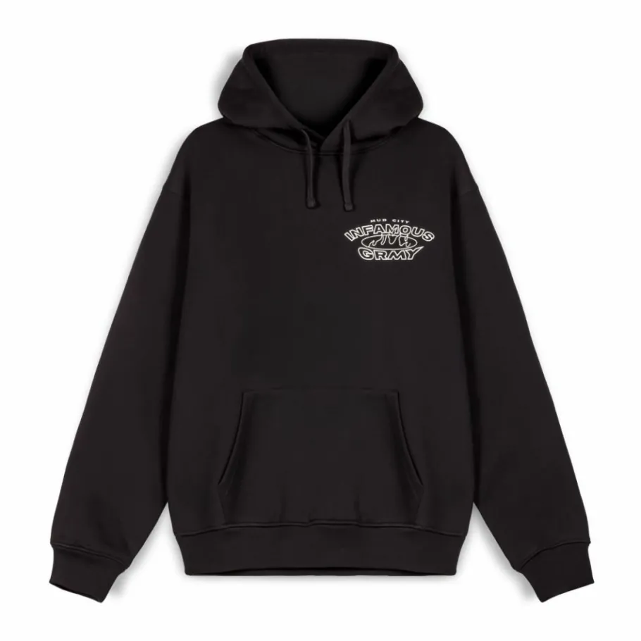 Grimey Sudadera Madrid The Connoisseur Heavyweight - Black - Fw23 Fashion