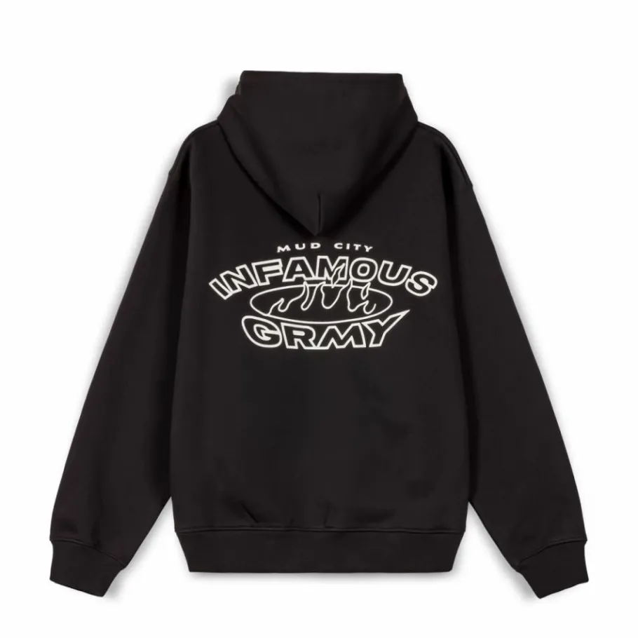 Grimey Sudadera Madrid The Connoisseur Heavyweight - Black - Fw23 Fashion