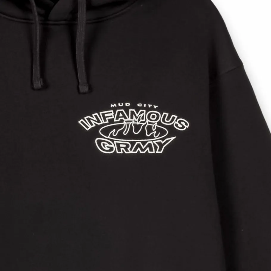 Grimey Sudadera Madrid The Connoisseur Heavyweight - Black - Fw23 Fashion