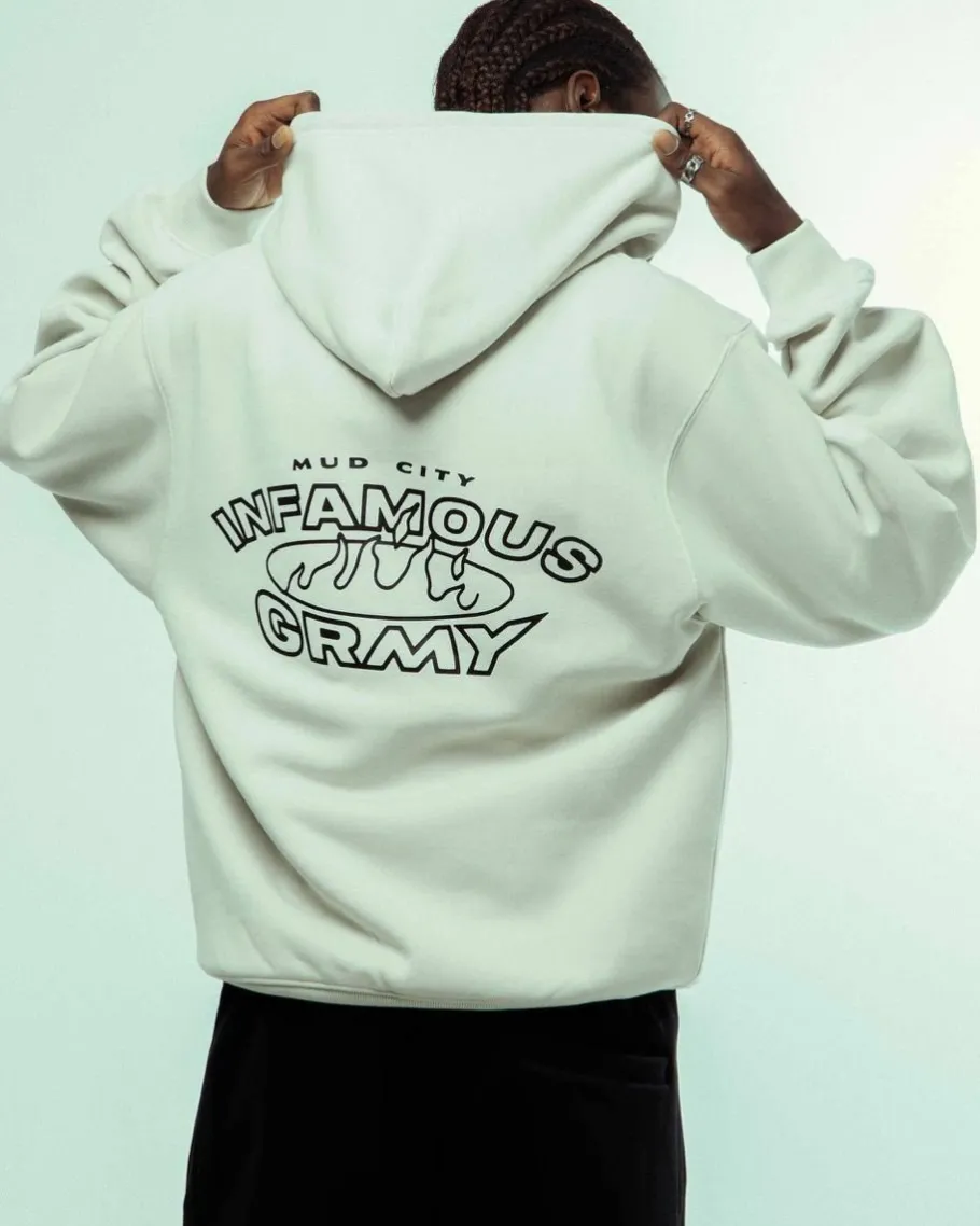 Grimey Sudadera Madrid The Connoisseur Heavyweight - White - Fw23 Flash Sale