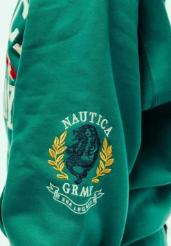 Grimey Sudadera Mighty Harmonist Nautica X Grmy - Green - Ss24 New