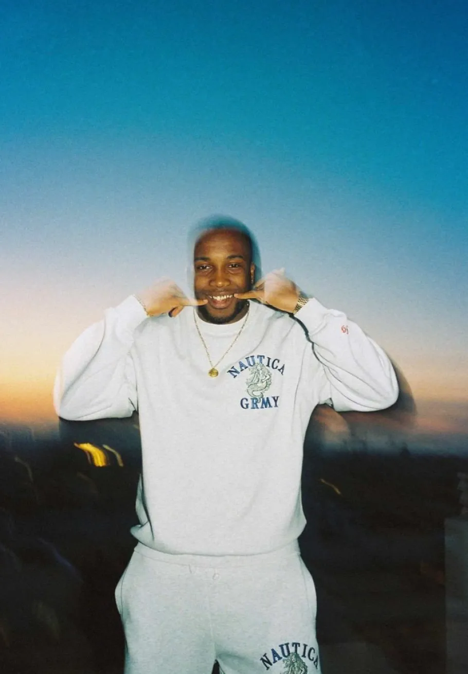 Grimey Sudadera Mighty Harmonist Nautica X Grmy - Sport Grey - Ss24 Store