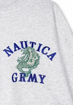 Grimey Sudadera Mighty Harmonist Nautica X Grmy - Sport Grey - Ss24 Store