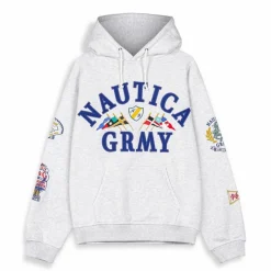 Grimey Sudadera Mighty Harmonist Nautica X Grmy - Sport Grey - Ss24 Sale