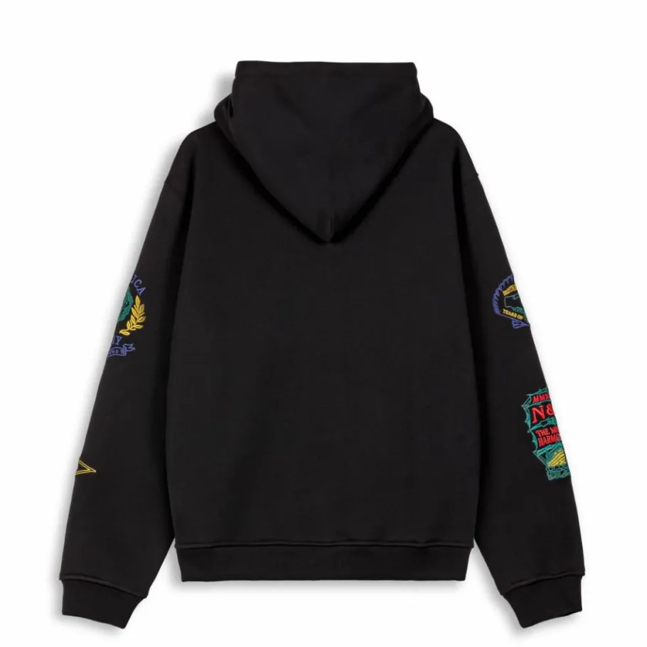 Grimey Sudadera Mighty Harmonist Nautica X Grmy - Black - Ss24 Fashion