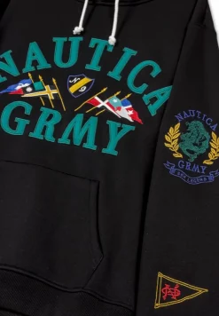 Grimey Sudadera Mighty Harmonist Nautica X Grmy - Black - Ss24 Fashion