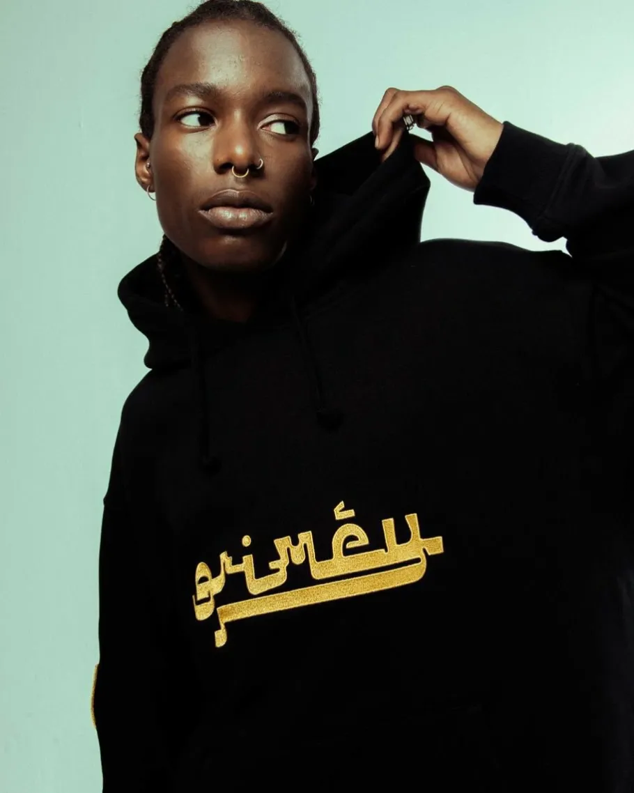 Grimey Sudadera Nablus Stones Vintage - Black - Fw23 Fashion