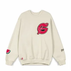 Grimey Sudadera Nablus Vintage - White - Fw23 Cheap