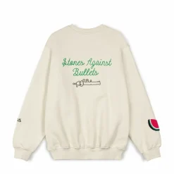 Grimey Sudadera Nablus Vintage - White - Fw23 Cheap