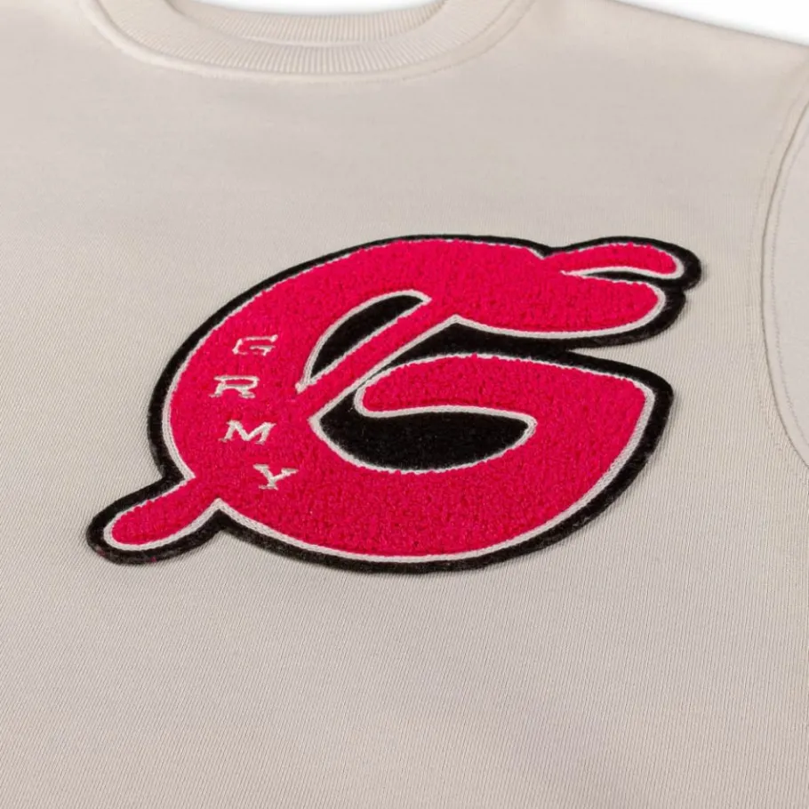 Grimey Sudadera Nablus Vintage - White - Fw23 Cheap