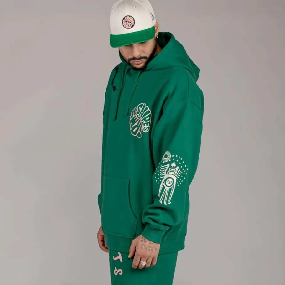 Grimey Sudadera "Snipes X True Roots" Hoodie - Green - Fall 22 Best Sale
