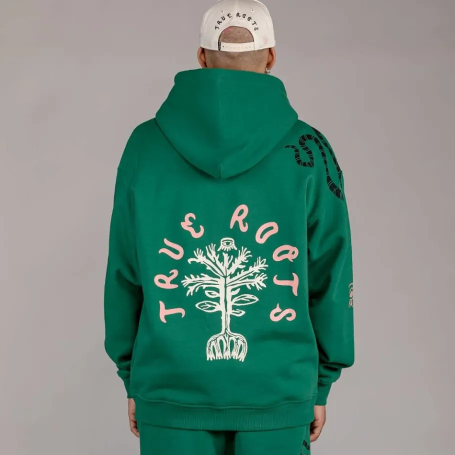 Grimey Sudadera "Snipes X True Roots" Hoodie - Green - Fall 22 Best Sale