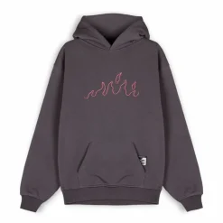 Grimey Sudadera "Snow Fox" Hoodie - Anthracite - Winter 22 Hot