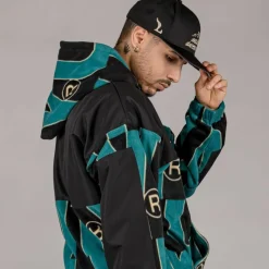 Grimey Sudadera Snow Fox All Over Polar Fleece - Blue - Winter 22 Best