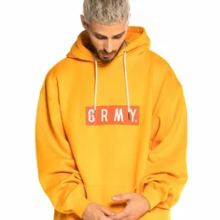Grimey Sudadera Steez Hoodie Fw20 Orange Cheap
