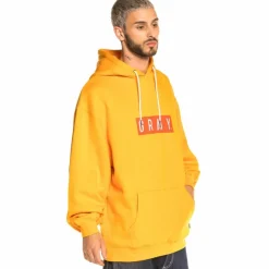 Grimey Sudadera Steez Hoodie Fw20 Orange Cheap