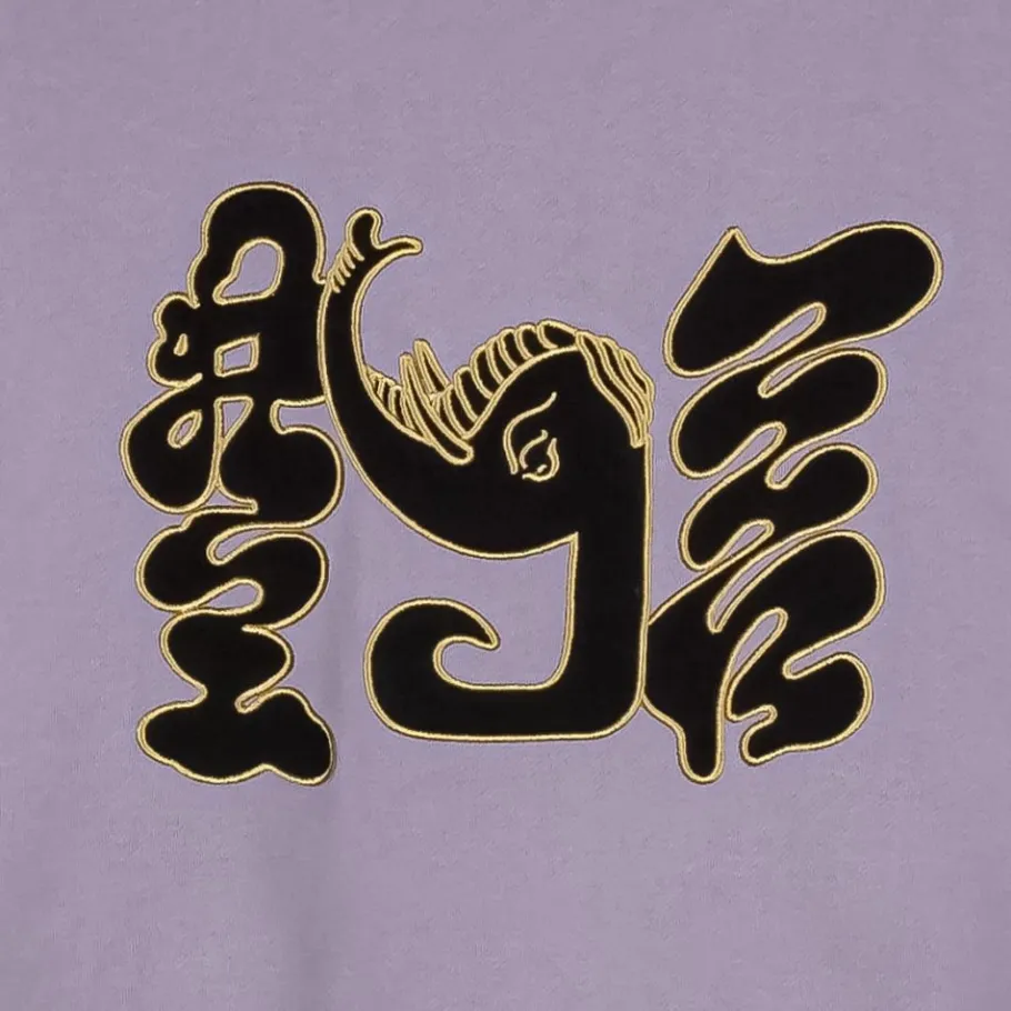 Grimey Sudadera Tusker Temple Vintage - Purple - Fw23 New