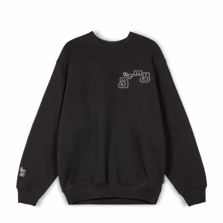 Grimey Sudadera Tusker Temple Vintage - Black - Fw23 Fashion