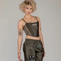 Grimey Top Fire Route Girl - Black - Spring 23 Flash Sale
