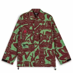 Grimey Track Jacket "Lust Mantra" - Green- Fall 22 Fashion
