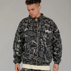 Grimey Track Jacket The Toughest Black - Spring 23 Store
